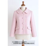 生地：ウール混 ソフトウール（ライトピンク）