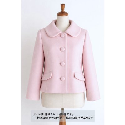 画像1: 生地：ウール混 ソフトウール（ライトピンク）