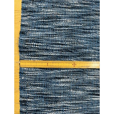 画像3: 生地：綿100％ ザックリ織りアジアンツイード（ブルー）