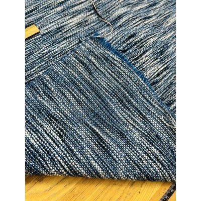 画像4: 生地：綿100％ ザックリ織りアジアンツイード（ブルー）