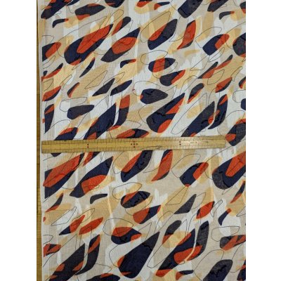 画像3: 生地：綿100％シフォンカットプリント（アイボリー）