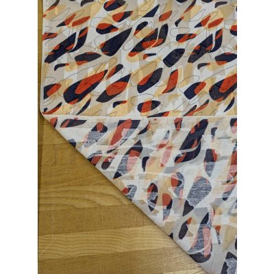 画像5: 生地：綿100％シフォンカットプリント（アイボリー）