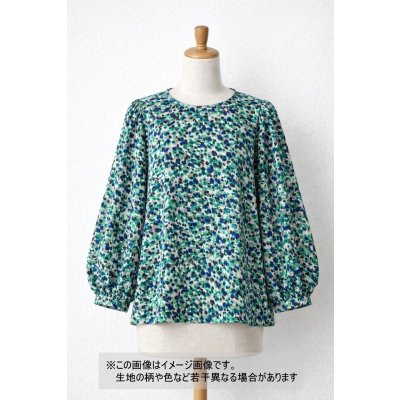 画像1: 生地：ポリ100％フェミニッシュサテン（グリーンミックス）