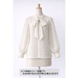 生地：ポリエステル100％シフォンカットジャカード（キナリ）