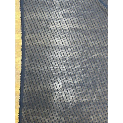 画像7: 生地：ポリエステル100％シフォンカットジャカード（ネイビー）