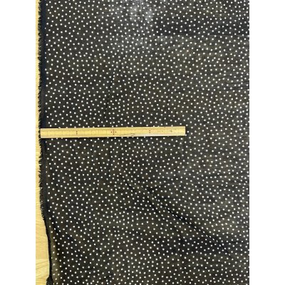 画像2: 生地：綿100％ランダムドット シアーコットン（黒×白）