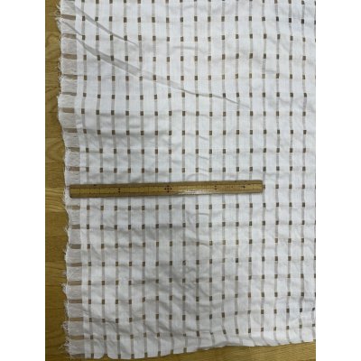画像2: 生地：コットンナイロン 格子シアー（ホワイト）