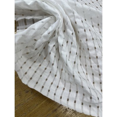 画像6: 生地：コットンナイロン 格子シアー（ホワイト）