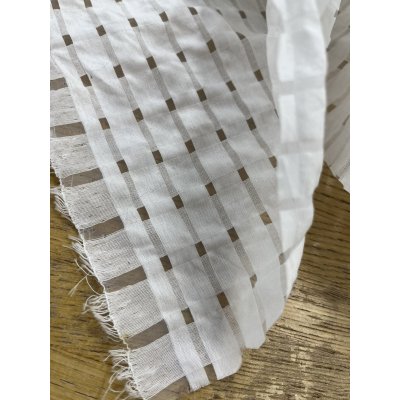 画像8: 生地：コットンナイロン 格子シアー（ホワイト）