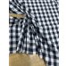 画像6: 生地：綿100％13mmブロックチェック（ブラック×オフ） (6)