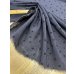 画像5: 生地：ポリエステル100％リネンライクドットプリント（ネイビー） (5)