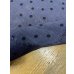 画像6: 生地：ポリエステル100％リネンライクドットプリント（ネイビー） (6)