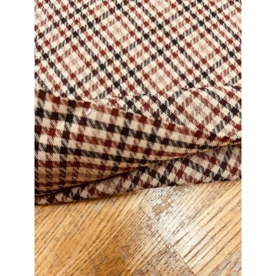 画像5: 生地：ポリエステル100％ガンクラブチェック（ベージュ）