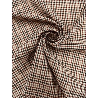 画像6: 生地：ポリエステル100％ガンクラブチェック（ベージュ）