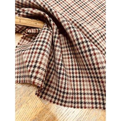 画像7: 生地：ポリエステル100％ガンクラブチェック（ベージュ）