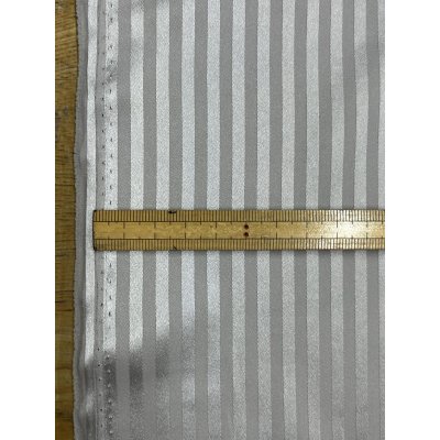 画像3: 生地：ポリストレッチサテンストライプ（グレー）