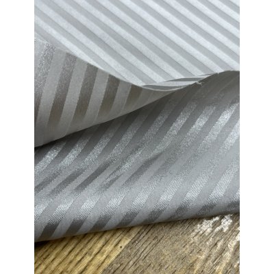 画像5: 生地：ポリストレッチサテンストライプ（グレー）