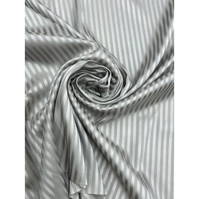 画像7: 生地：ポリストレッチサテンストライプ（グレー）