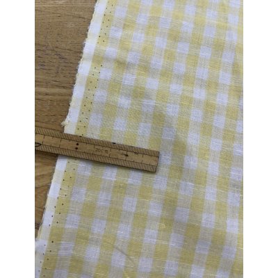 画像8: 生地：綿100％ 先染めギンガムチェック（レモン）