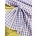 画像6: 生地：綿100％ 先染めギンガムチェック（ラベンダー） (6)