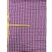 画像2: 生地：綿100％ 先染めギンガムチェック（グレープ） (2)