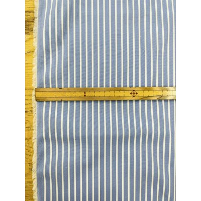 画像3: 生地：綿100％ 先染めストライプ（ブルー×ホワイト）