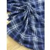 画像2: 生地：ポリエステルチェック／平織（紺×生成り×パープル） (2)