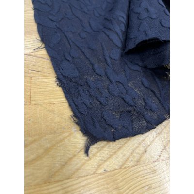 画像7: 生地：花柄モチーフ ふくれジャガード（紺）