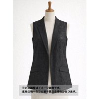 生地：花柄モチーフ ふくれジャガード（黒）