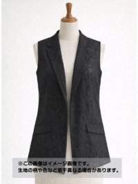 生地：花柄モチーフ ふくれジャガード（黒）