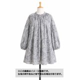 生地：綿100％ 塩縮ペイズリープリント（グレー系）