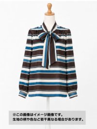 生地：ポリエステル100％デシンボーダープリント（ブルー）