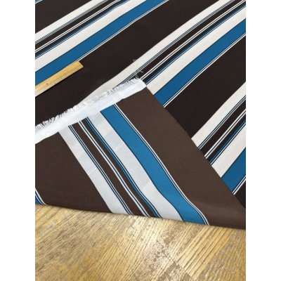 画像4: 生地：ポリエステル100％デシンボーダープリント（ブルー）