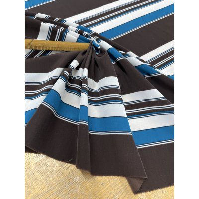 画像6: 生地：ポリエステル100％デシンボーダープリント（ブルー）