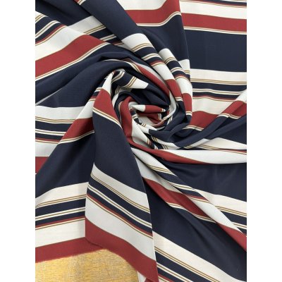 画像7: 生地：ポリエステル100％デシンボーダープリント（エンジ）