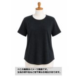 生地：綿100％ミニワッフルニット（黒）