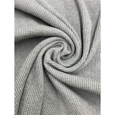 画像7: 生地：綿100％ ワッフルニット（グレー）