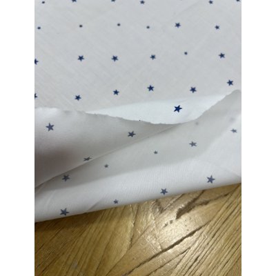 画像5: 生地：綿100％ ランダム星柄コットン（白地）
