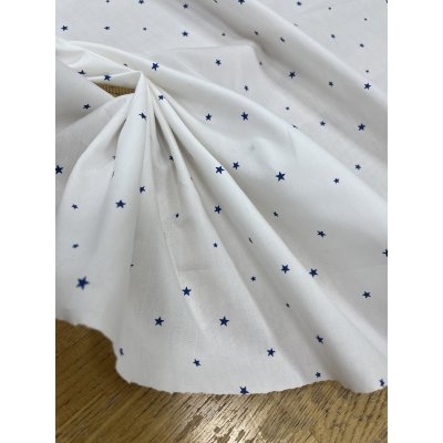画像6: 生地：綿100％ ランダム星柄コットン（白地）