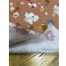 画像5: 生地：綿100％ 花柄コットン（オレンジブラウン） (5)
