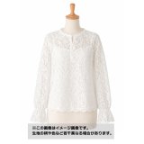 生地：綿・ナイロン混／コットンコードラッセルレース（白）