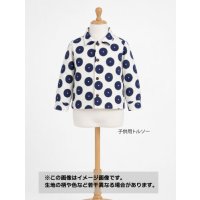 生地：綿100％あんぱん柄ネル（白／紺）