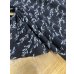 画像6: 生地：綿100％葉っぱ柄プリント（黒／グレー） (6)