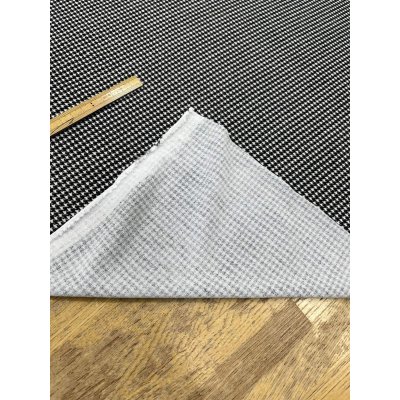 画像4: 生地：ポリエステル100％千鳥柄2WAYニット（白×黒）