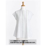 生地：綿風ポリエステル100％ストライプ柄（うすグリーン）