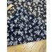 画像4: 生地：ポリエステル100％75dシフォンジョーゼット 花柄プリント（紺） (4)