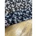 画像5: 生地：ポリエステル100％75dシフォンジョーゼット 花柄プリント（紺） (5)