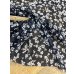 画像6: 生地：ポリエステル100％75dシフォンジョーゼット 花柄プリント（紺） (6)