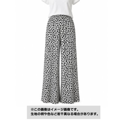 画像1: 生地：ポリエステル100%ダルメシアン柄（白×黒）