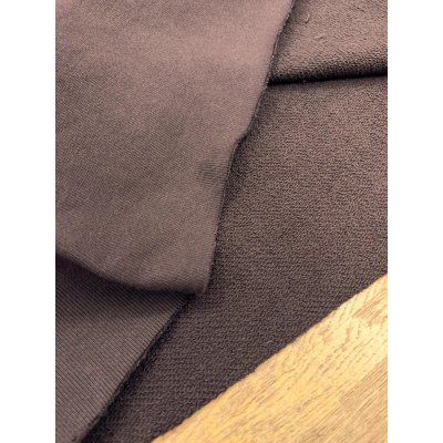 画像3: 生地：綿100％裏毛ニット（ダークブラウン）